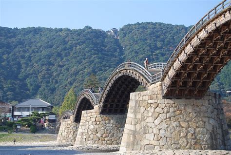 The Kintai Bridge Iwakuni Japan Ponte