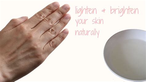 How To Lighten Skin Naturally Fast At Home Youtube