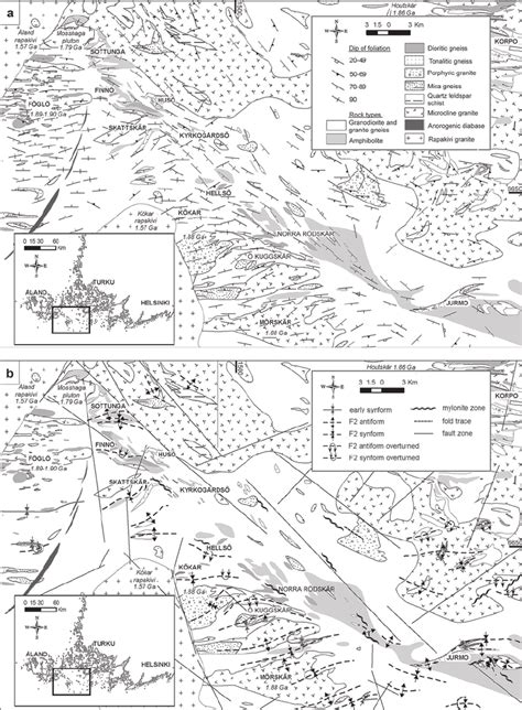 Geological Overview Maps Of The Åland Archipelago A Representative