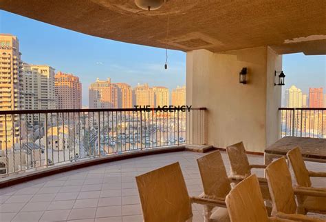 3 Bedroom Semi Furnished Apartment In Porto Arabia The Pearl Doha By