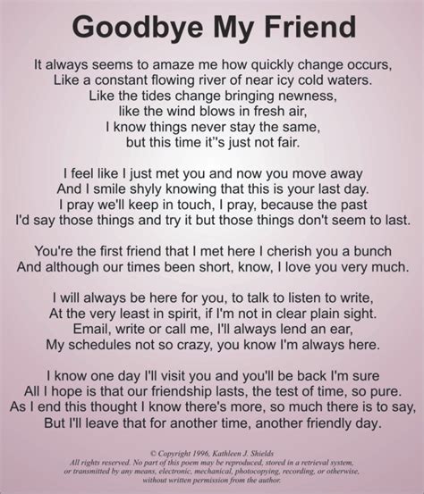 Goodbye My Dear Friend Quotes Quotesgram