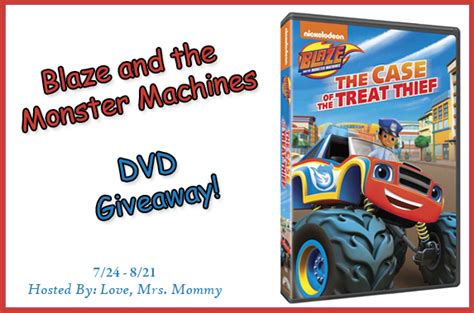 Love, Mrs. Mommy: Blaze: The Case of the Treat Thief DVD Review and