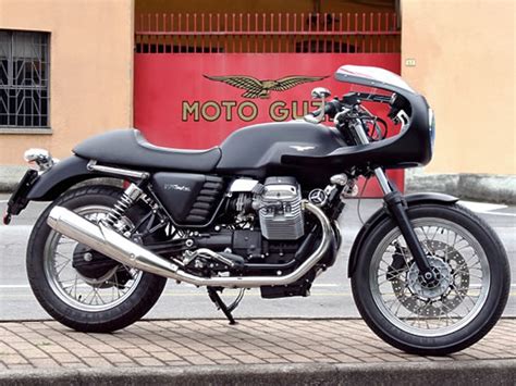Hello,this is a small device for brand label, special created for cafe racer seats on you motorcycle. Moto Guzzi V7 Cafe Sport - Would You Like a Fairing with ...