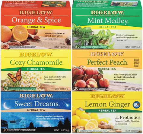 Amazon Com Bigelow Tea Herbal Teas Blackberry Citrus Plus Zinc 18