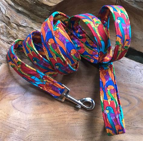• you can dress and undress your futon couch with ease, as a cover seamlessly zips and unzips. Colorful Dog Leash, Parrot Print Fabric, 6 Foot - Ready to ...