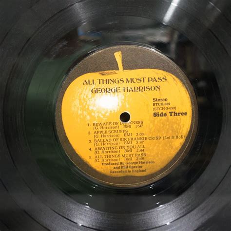 George Harrison All Things Must Pass Vinyl Record Box Set Apple Records Ebay