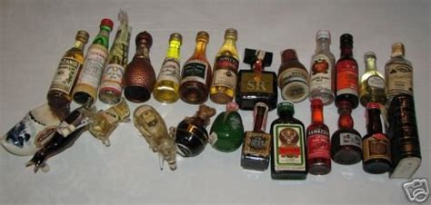 Miniature Liquor Bottle Collection 153 Some Rare 31085246