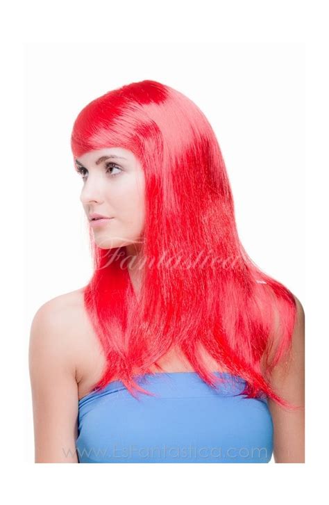Long Red Straight Wig