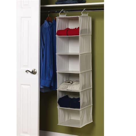 New Hanging Closet Organizer Space Saver Home Bedroom College Dorm Storage T Ebay