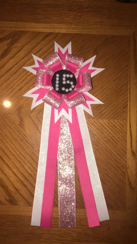 Diy Birthday Ribbon Pin Birthday Pins 17th Birthday Birthday Bash