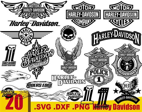 Harley Davidson Svg Harley Logo Harley Svg By Rhinodigital On