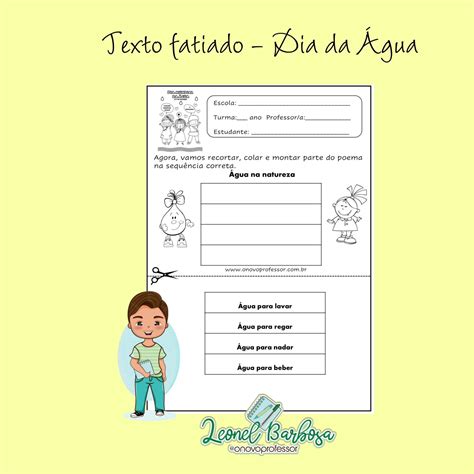 Texto Fatiado Para Imprimir 5 Ano