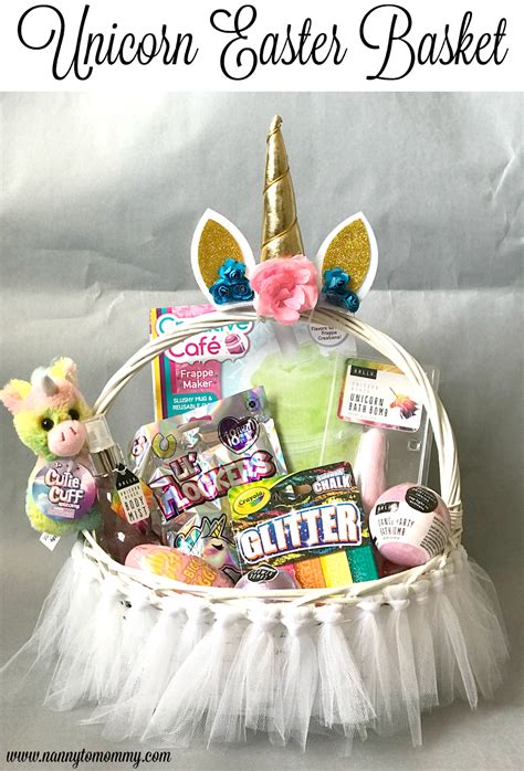 Unicorn Easter Basket Ideas Nanny To Mommy