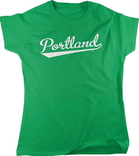 Portland Script Baseball Font T Shirt 3923 Jznovelty