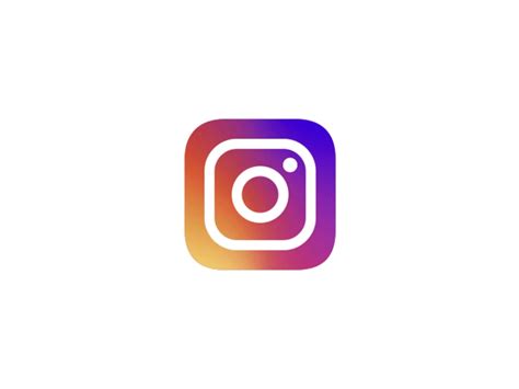 The Instagram Logo Is Shown In Purple And Pink Colors With An Orange
