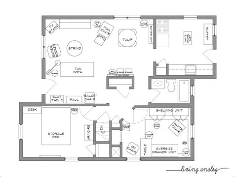 Free Furniture Templates For Floor Plans