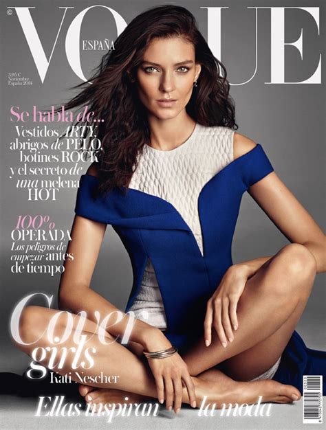 Alessandra Ambrosio Edita Vilkeviciute And Kati Nescher For Vogue Spain