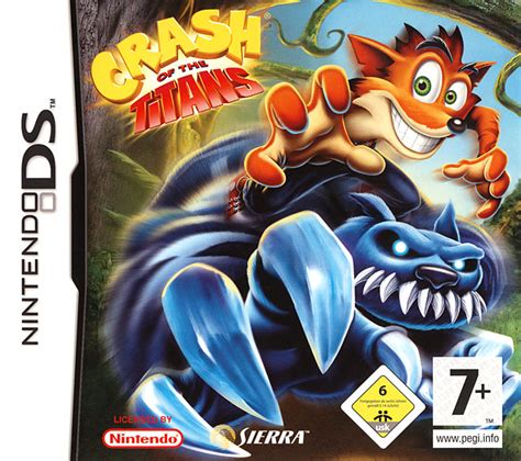 games: crash of the titans nds español
