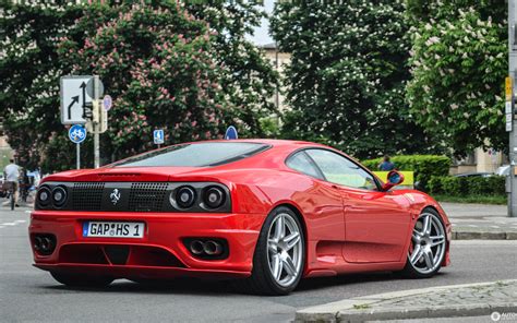 It is 243 lbs lighter than the 360 modena because engineers began with a goal of 20% track use and 80% street driving. Ferrari 360 Modena Novitec Rosso - 13 May 2015 - Autogespot