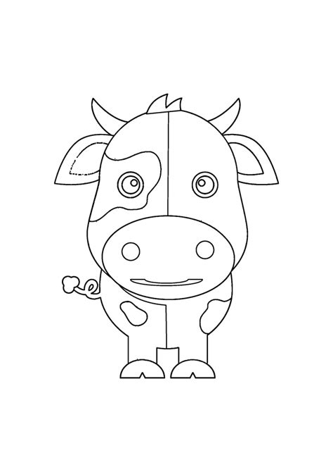 Desenhos De Vacas Para Colorir