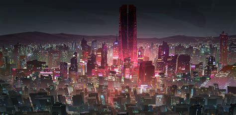 1024x500 Resolution Sci Fi City 4k Futuristic Skyscraper 1024x500
