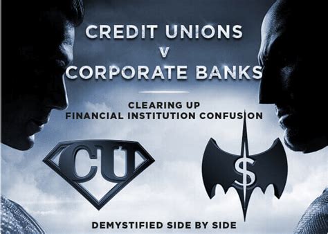 Credit Unions Vs Banks Infographic Consolidated Credit