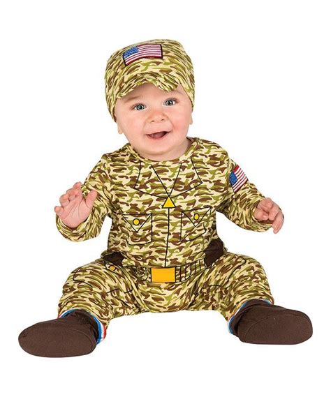 Green And Brown Army Dress Up Set Infant Zulily Army Costume Army