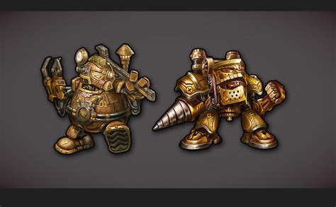 Steampunk Robots Concept By Diorzhang On Deviantart