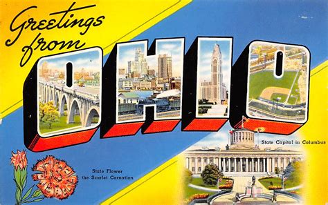 Ohio Postcards For Sale