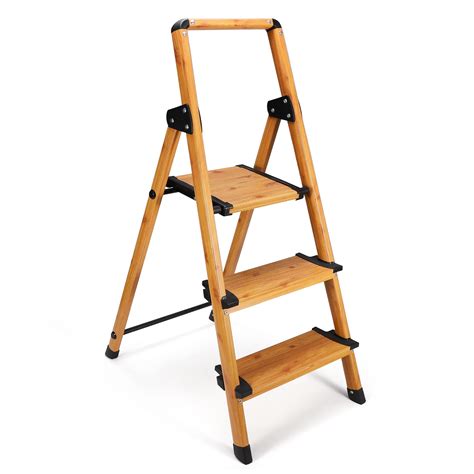 Buy Delxoaluminum Step Ladder Folding Step Stool 3 Step Stairsheavy
