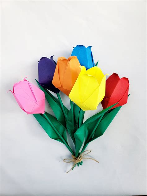 Origami Tulips Ubicaciondepersonascdmxgobmx