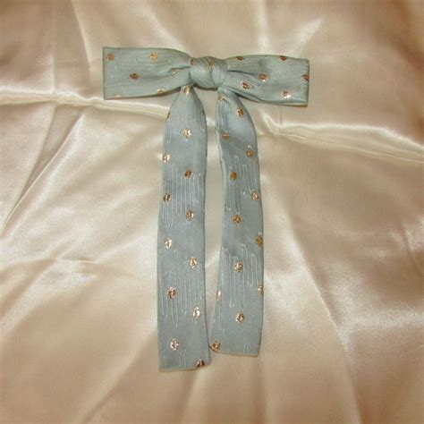 1950s Vintage Bow Tie Western Bow Tie Rockabilly Bow Tie Blue Etsy Vintage Bow Tie 1950s