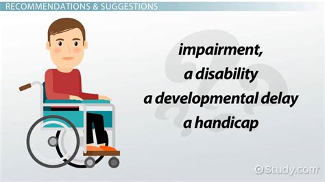 Impairment Disability And Handicap Definition And Differences Lesson
