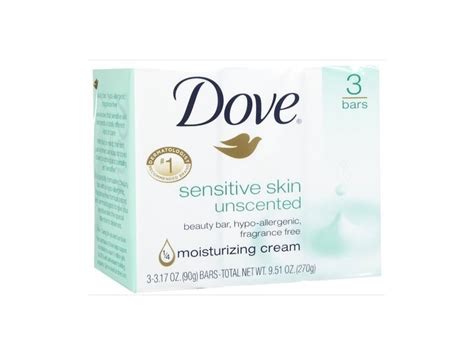 Dove Sensitive Skin Beauty Bar 317 Oz 3 Count Ingredients And Reviews