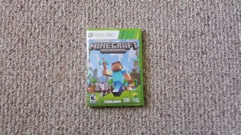 Minecraft Xbox 360 Edition Disc Version Unboxing Youtube