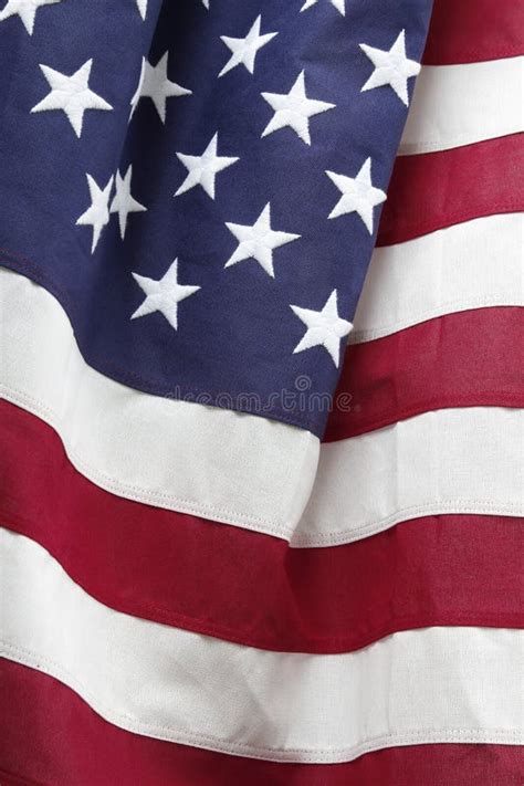 Closeup Of The Stars And Stripes Flag Stock Image Image Of Background