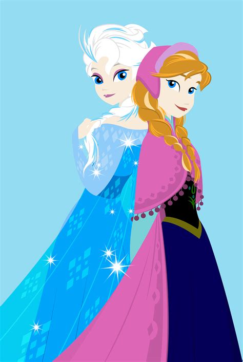Elsa And Anna Disney Princess Fan Art 34956659 Fanpop