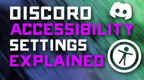 Discord Accessibility Settings Complete Walkthrough Youtube