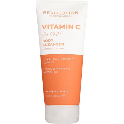 Skin Care Vitamin C Glow Body Cleanser By Revolution Skincare