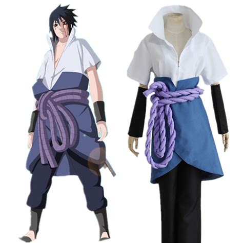 japanese anime naruto shippuden clothing uchiha sasuke cosplay costumes