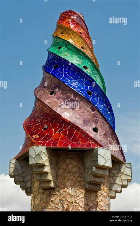 Antoni Gaudi Designed The Chimney Pots On The Roof Of Guell Palace