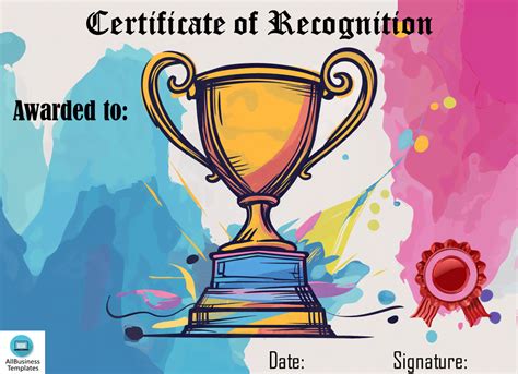 Free Printable Recognition Awards