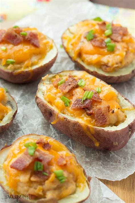 The whole process is so simple and easy. Grilled BBQ Bacon Twice Baked Potatoes - Julie's Eats & Treats
