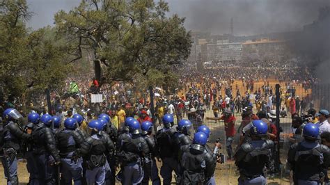 Scenes From Protests In South Africa Video