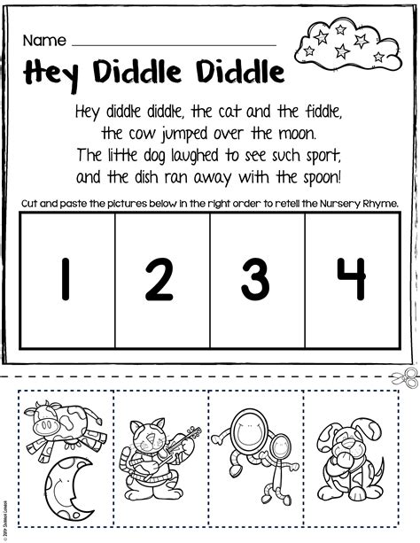 These cards will help preschoolers visualize and retell their favorite. Nursery Rhymes Printables - The Super Teacher
