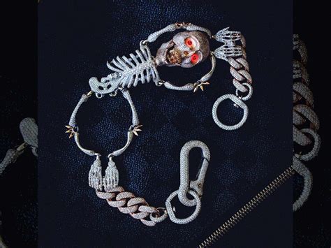 Trippie Redd Drops 100k Bones On Scary Diamond Skeleton