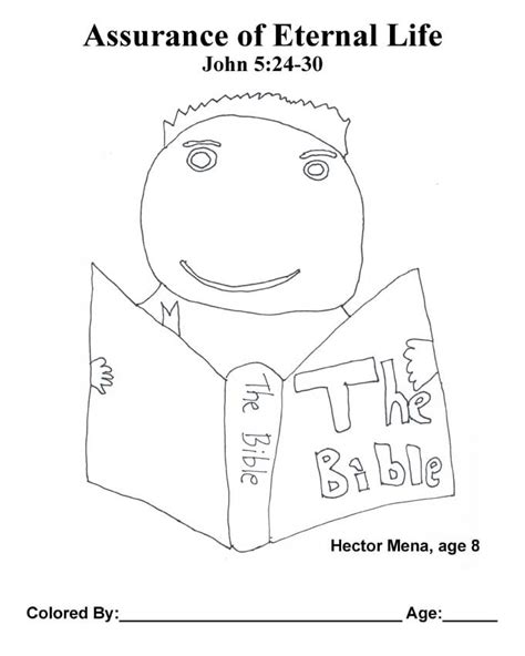 Coloring Pictures Of Eternal Life Coloring Pages