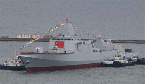 Chinese Navys First Type 055 Destroyer Nanchang Commissioned Central