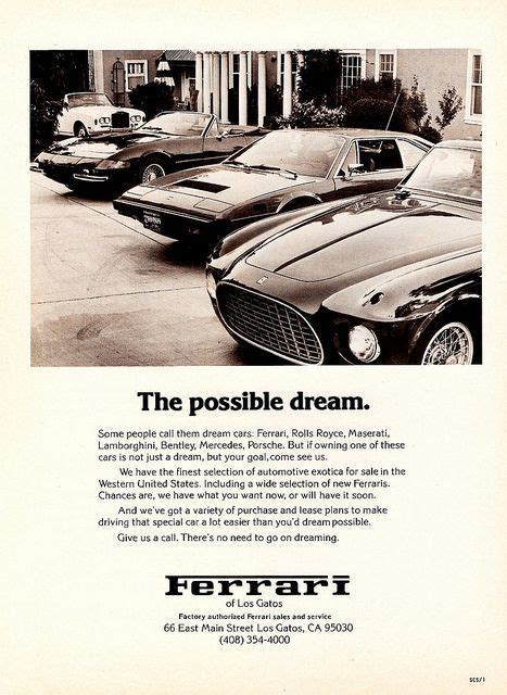 An Advertisement For Ferrari Cars In Front Of A House