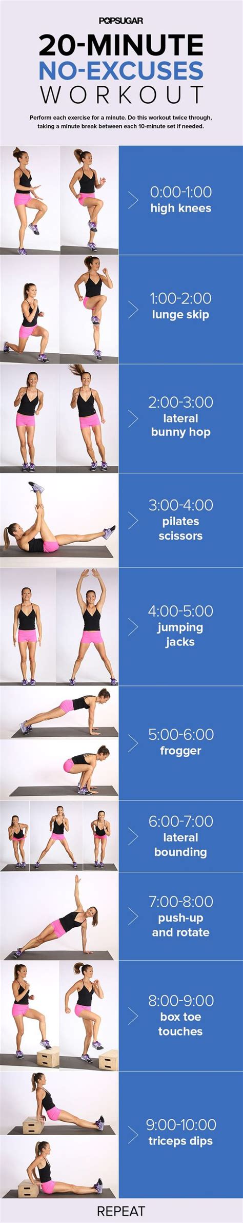 19 Intense 20 Minute Workouts That Will Destroy Your Body